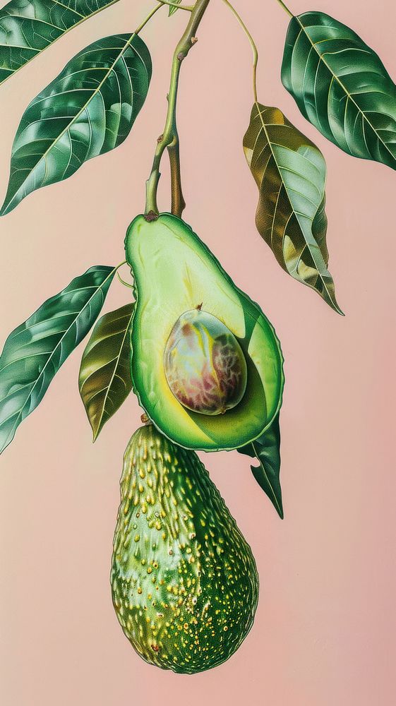 Wallpaper Avocado avocado produce fruit.