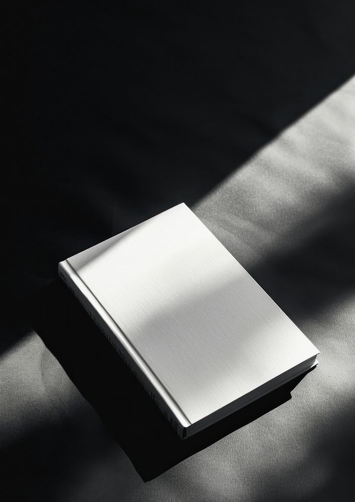 White book cover publication aluminium.