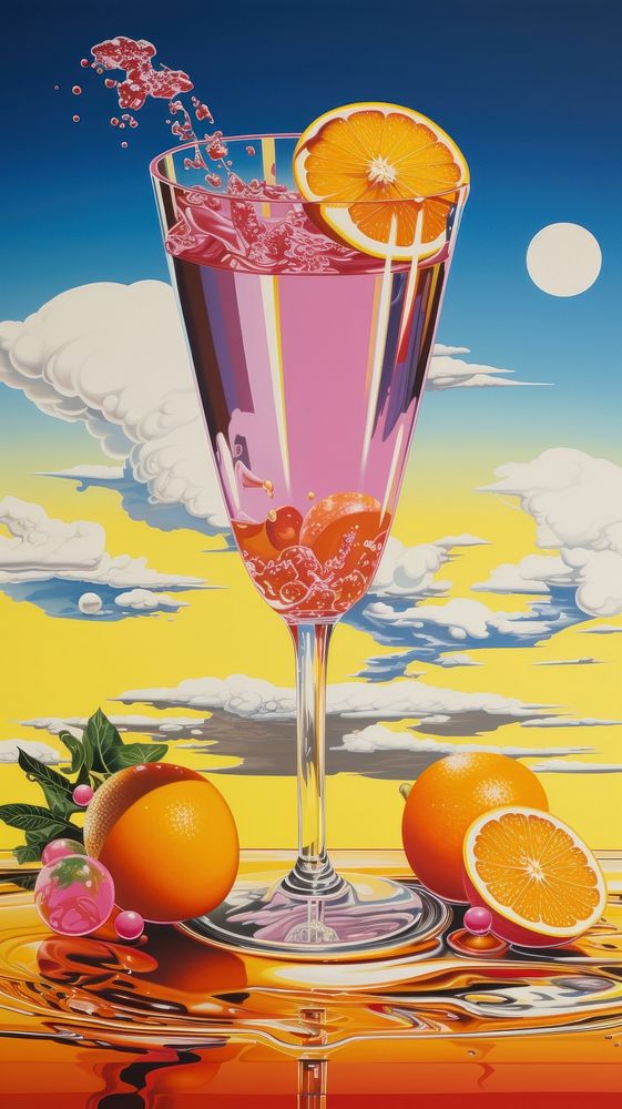 A summer drink grapefruit astronomy beverage.