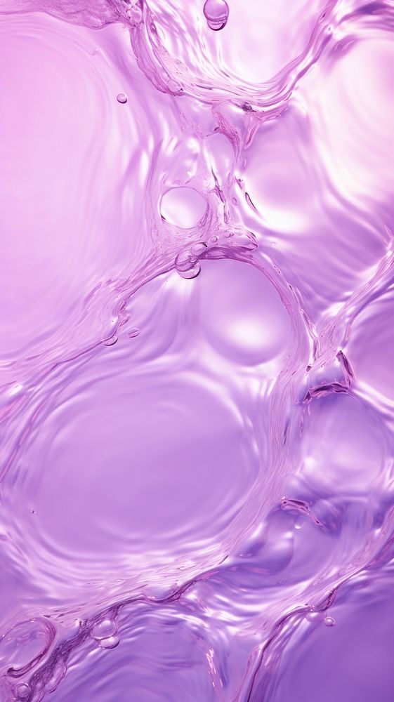 A purple background with water ripples droplet pattern person.