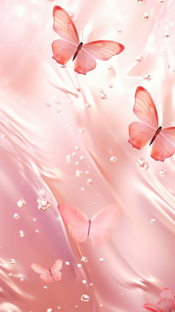 Light Pink butterflies outdoors graphics blossom.