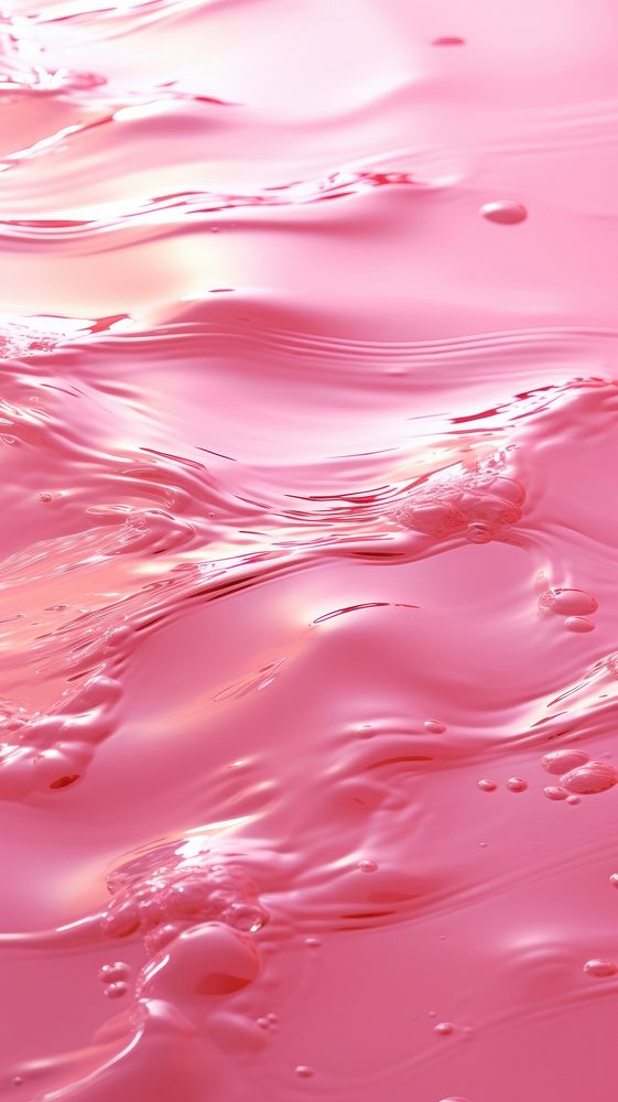 A pink background with water ripples blossom droplet flower.