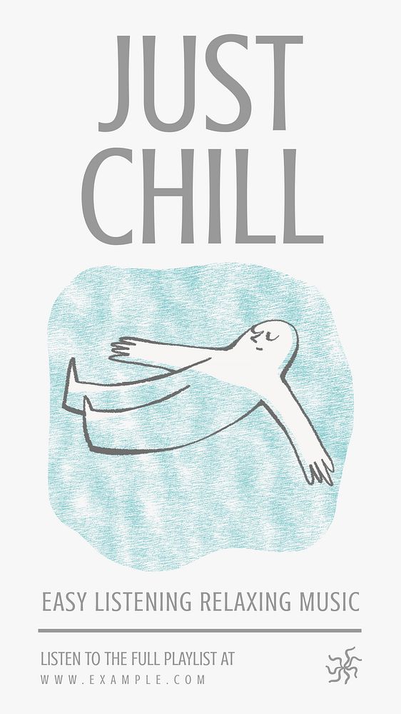 Just chill Instagram story template