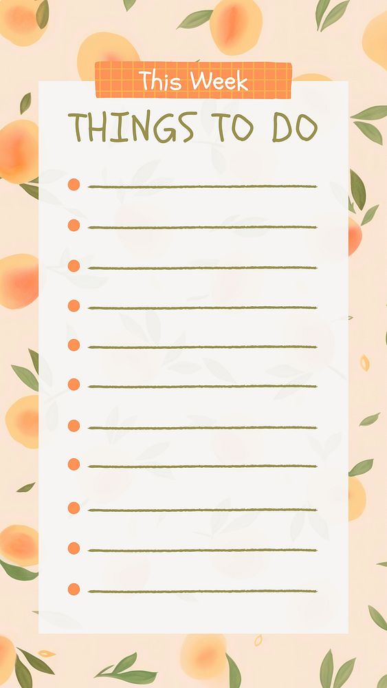 Things to do Instagram story template