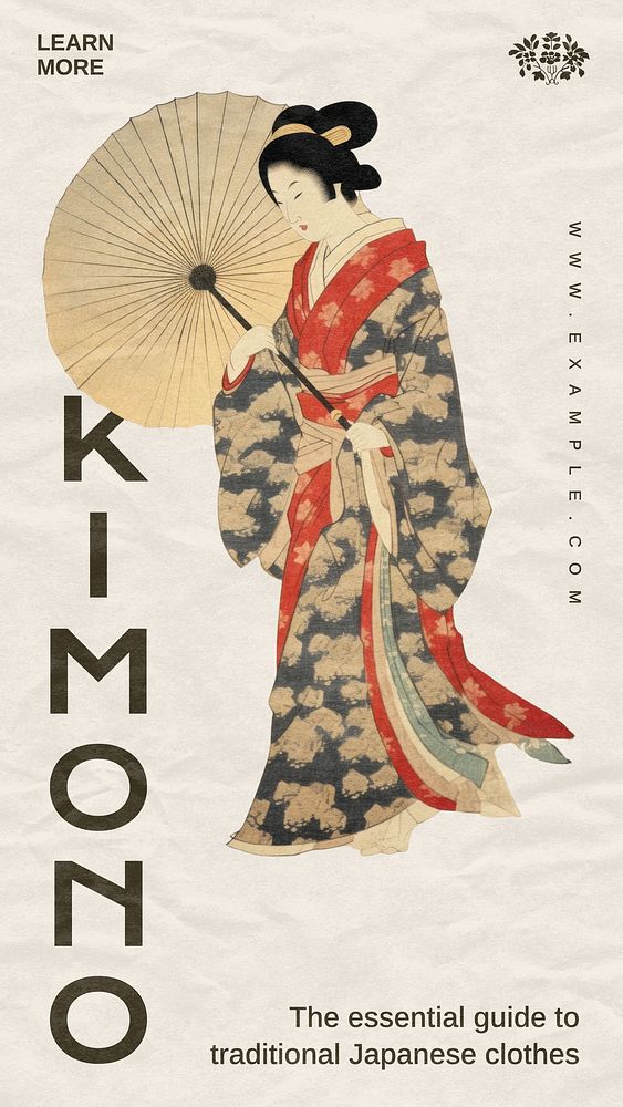 Kimono Instagram story template