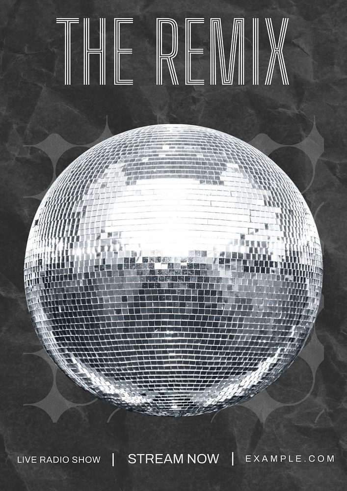 The remix  poster template
