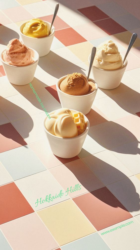 Ice cream  Instagram story template