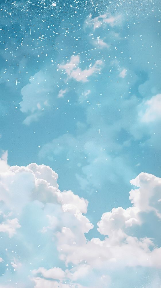 Cute wallpaper cloud sky outdoors. | Premium Photo Illustration - rawpixel