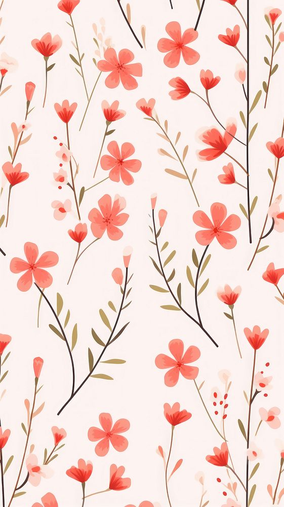 Cute background pattern flower graphics.