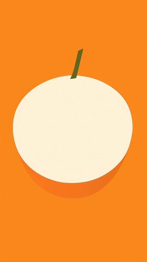 Illustration of a simple Orange astronomy outdoors produce.