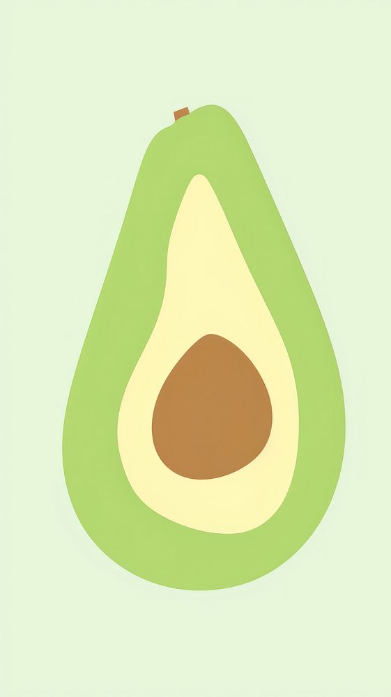 Illustration of a simple avocado astronomy outdoors produce.
