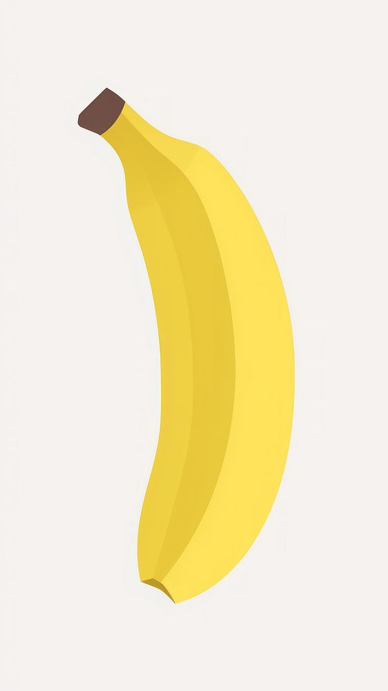 Illustration of a simple Banana banana produce fruit.