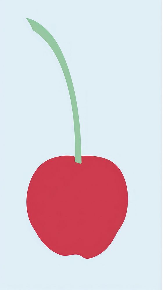 Illustration of a simple cherry produce racket sports.