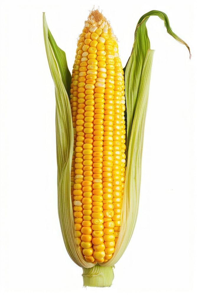 Fresh yellow corn on cob