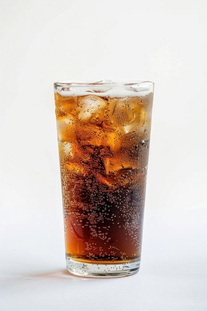 Refreshing iced cola drink