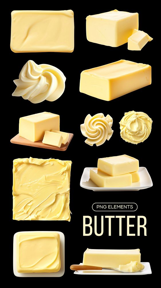 Butter food element set