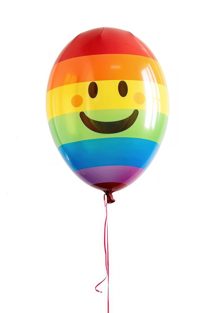 Colorful smiling balloon joy