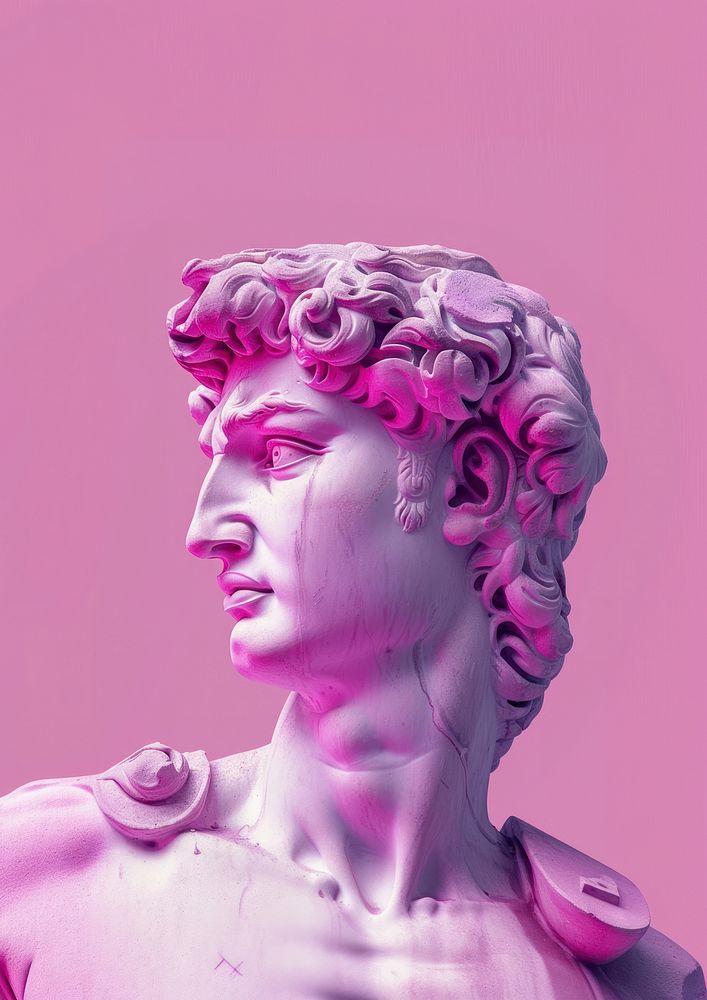 Classical statue with modern twist