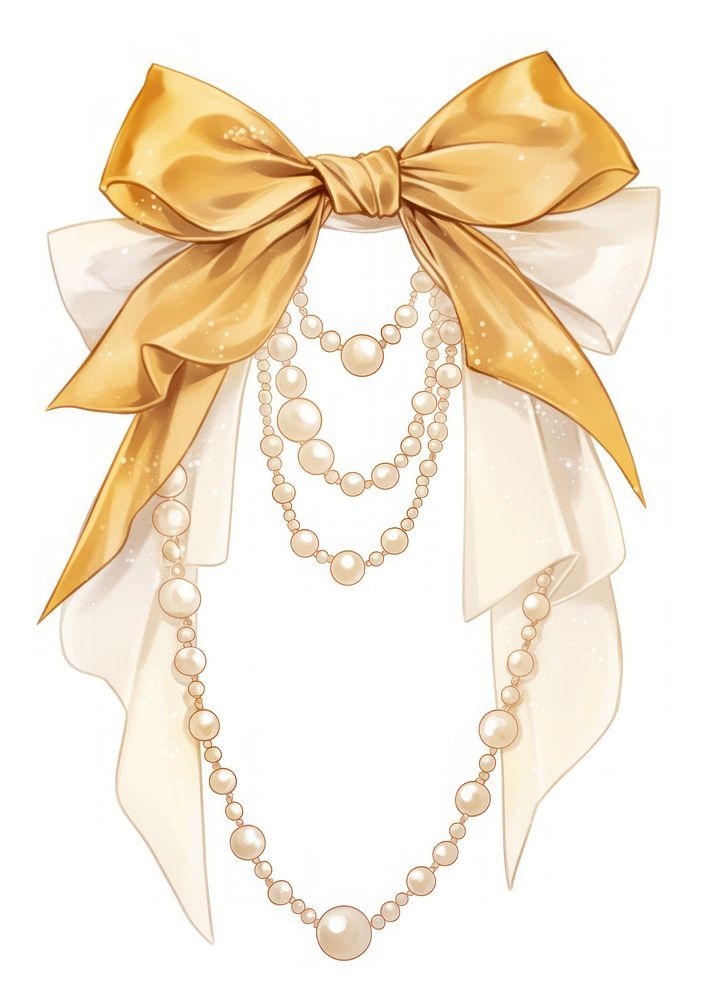 Coquette pearl chain hem accessories accessory necklace.