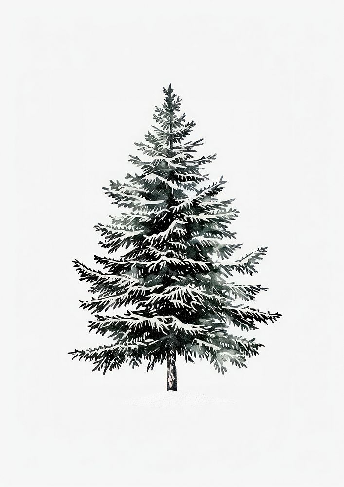 A pine tree christmas festival conifer.