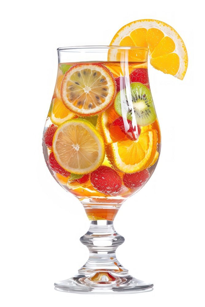 Refreshing citrus fruit cocktail