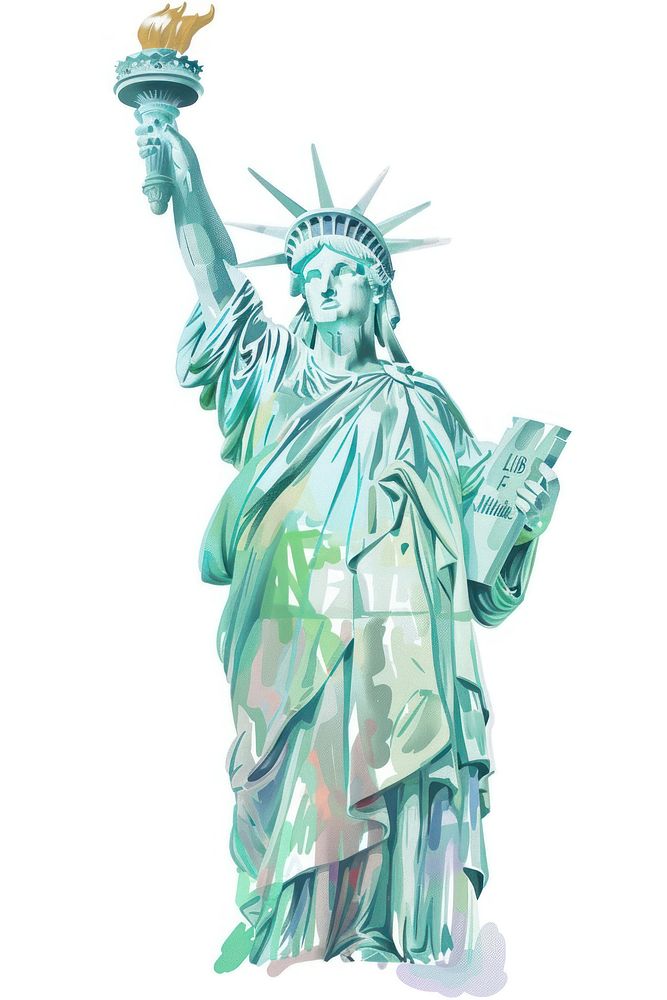 Iconic Statue of Liberty illustration