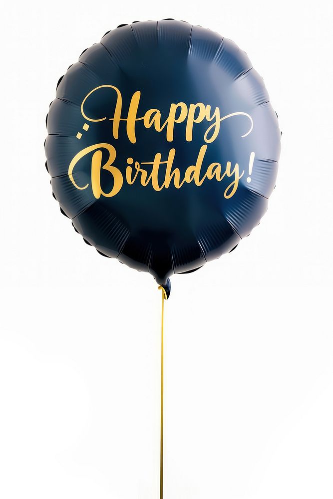 Elegant birthday celebration balloon