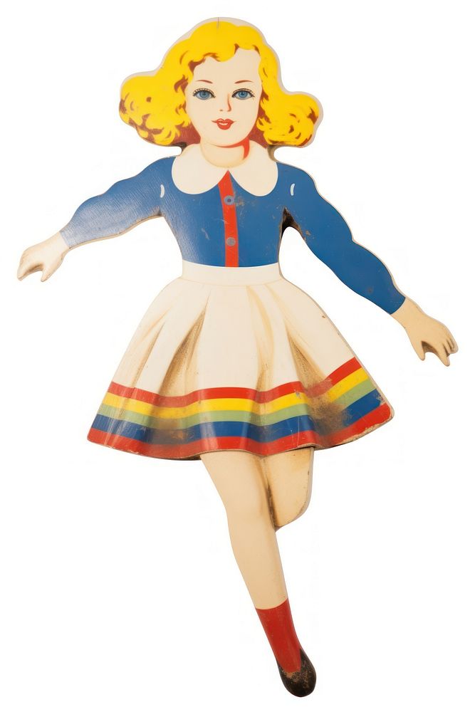 Vintage cutout girl illustration | Free Photo - rawpixel