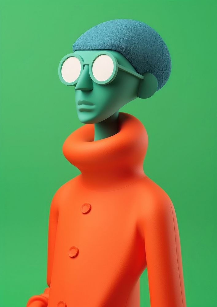 Modern abstract 3D character illustration | Free Photo Illustration ...