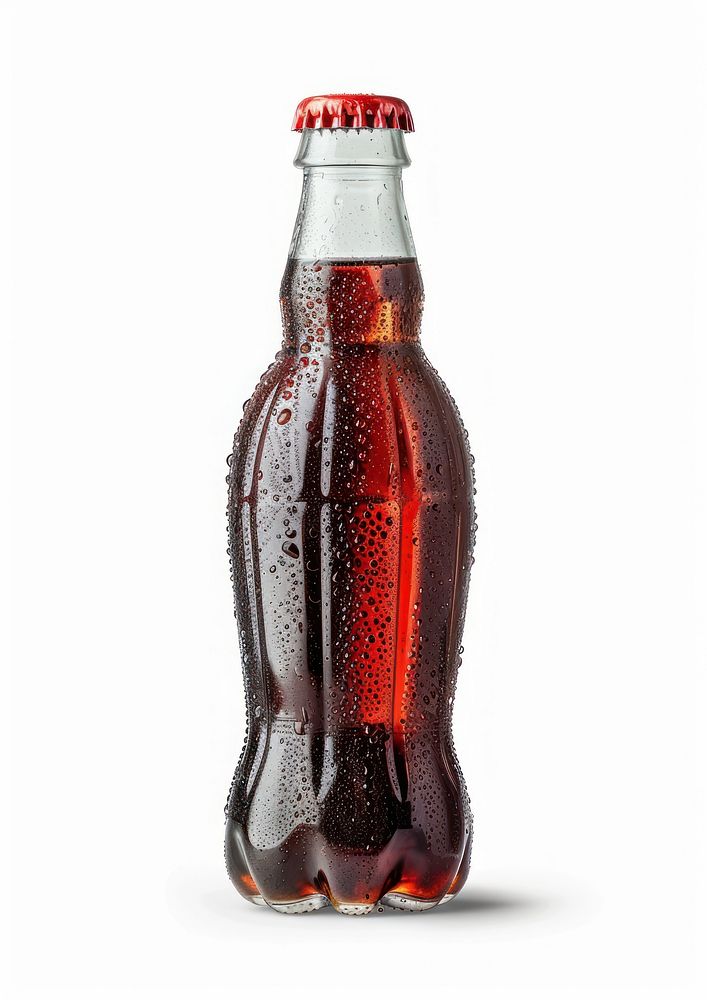 Classic refreshing soda bottle