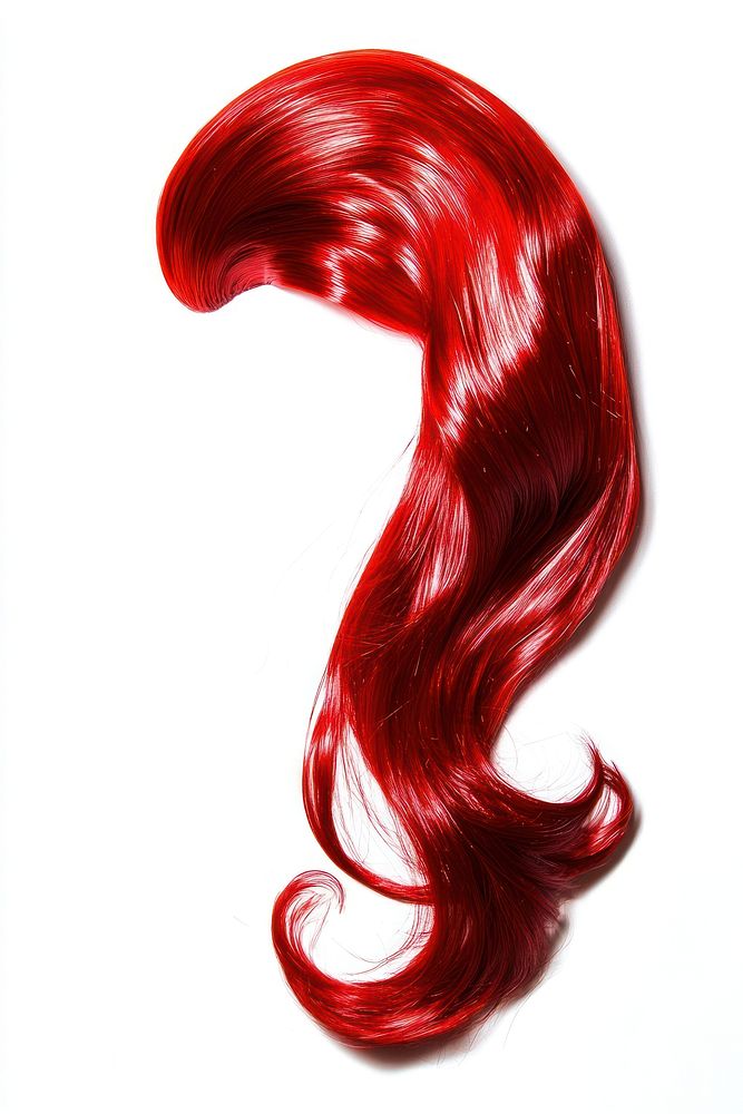 Vibrant red hair wig