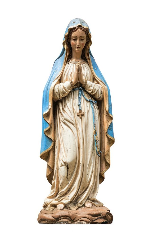 Saint mary sculpture religious catholic.