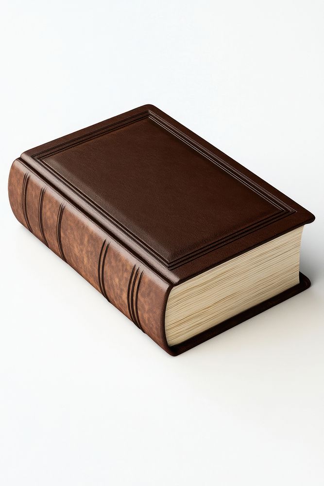 Elegant leather-bound book