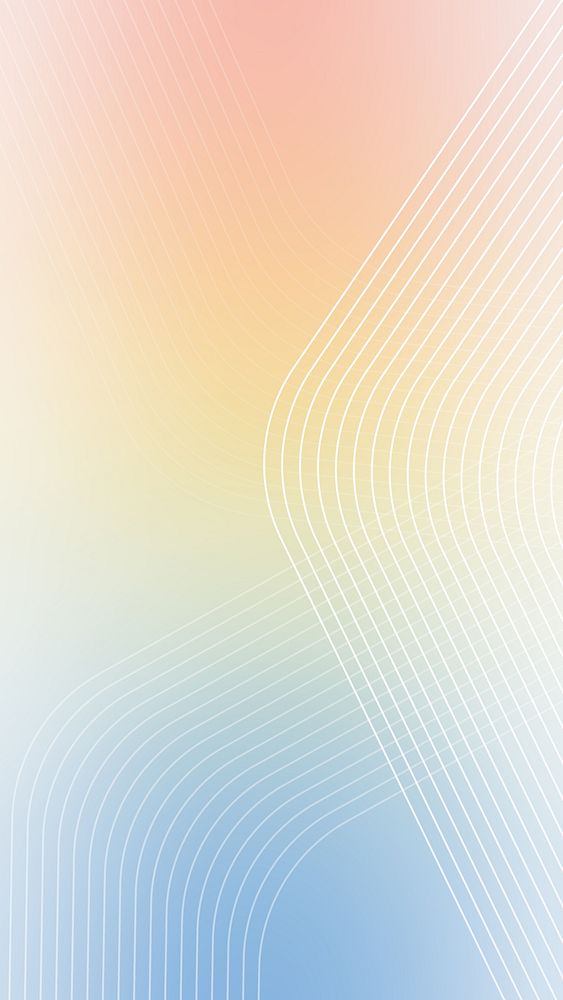 Gradient colorful patterned mobile wallpaper