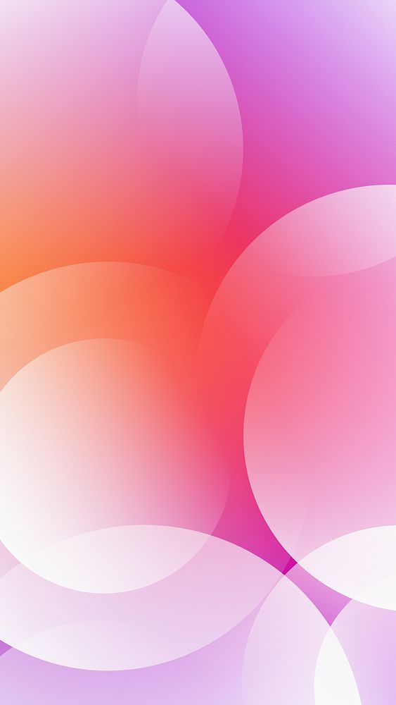 Gradient purple orange mobile wallpaper