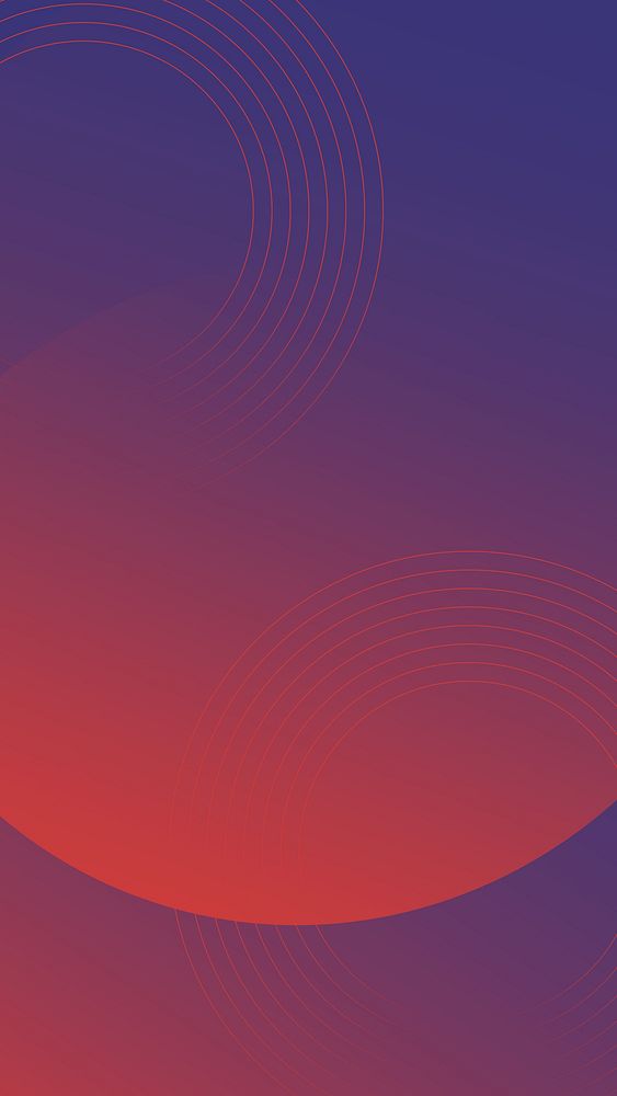 Gradient dull blue red patterned mobile wallpaper