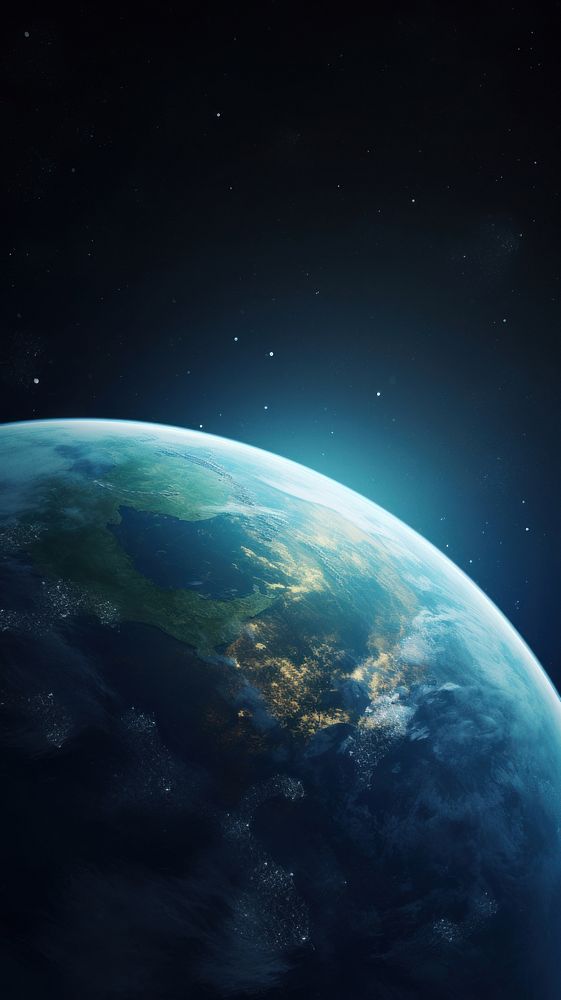  The earth was the center of the universe astronomy planet space. AI generated Image by rawpixel.