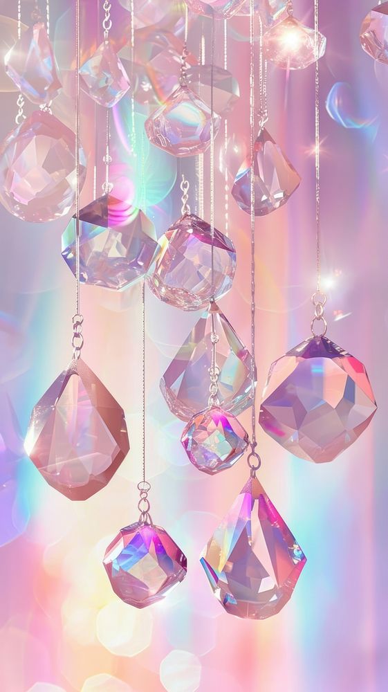 Gemstones crystal necklace jewelry.
