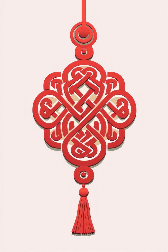 Chinese knot decoration chinese new year celebration.