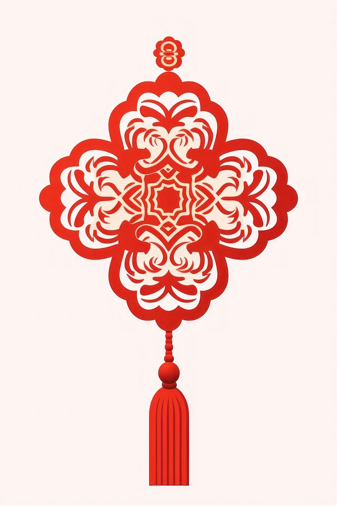 Chinese knot decoration art chinese new year.