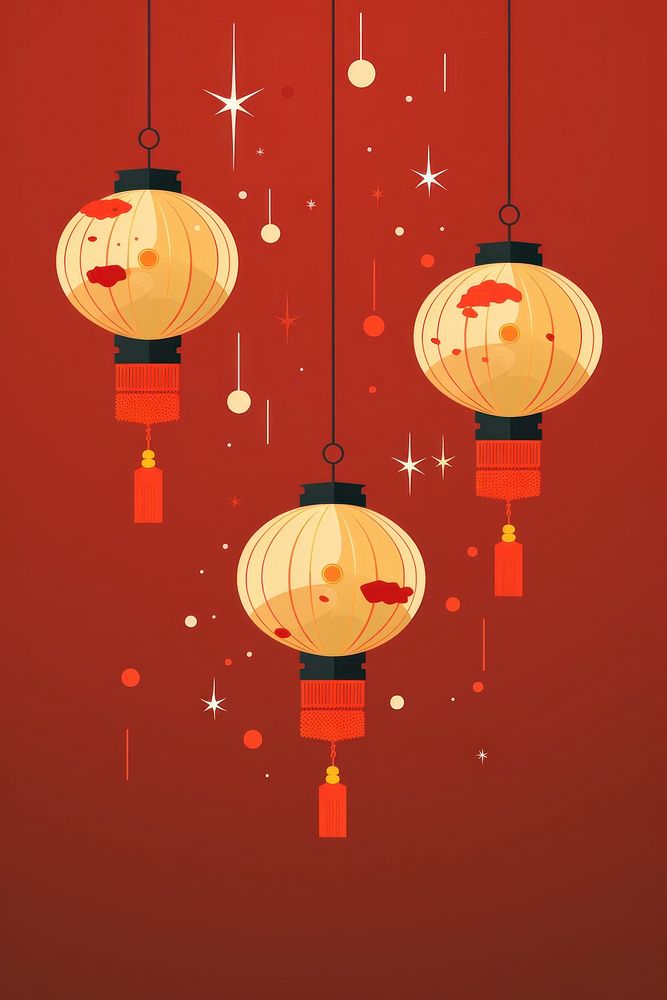 Chinese lanterns decoration tradition festival.