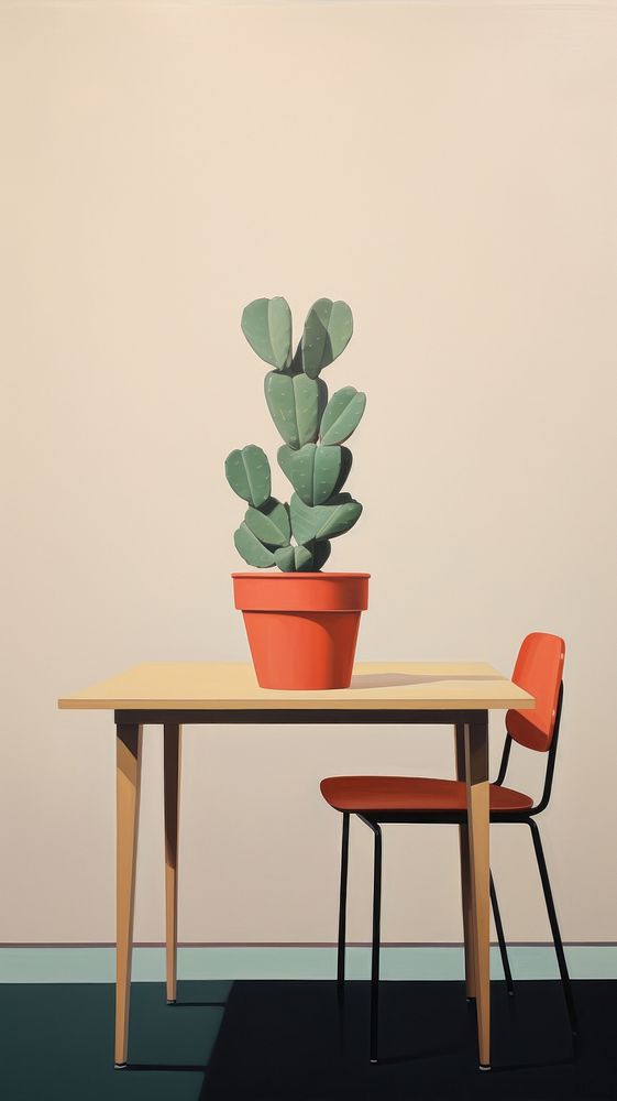 Plant architecture furniture cactus.