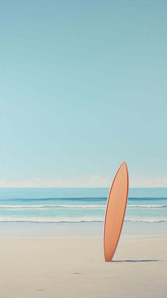 Beach surfboard outdoors nature.