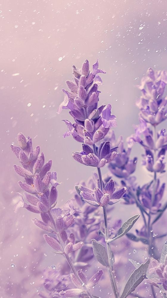 Lavender blossom flower purple.