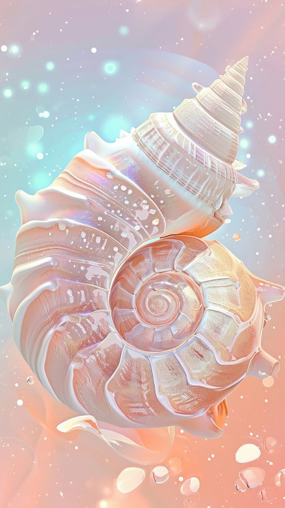 Shell conch invertebrate backgrounds. | Free Photo Illustration - rawpixel