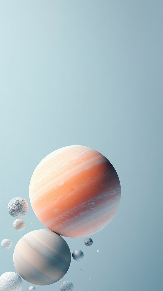  Aesthetic Solar system Wallpapers planet space solar system. AI generated Image by rawpixel.