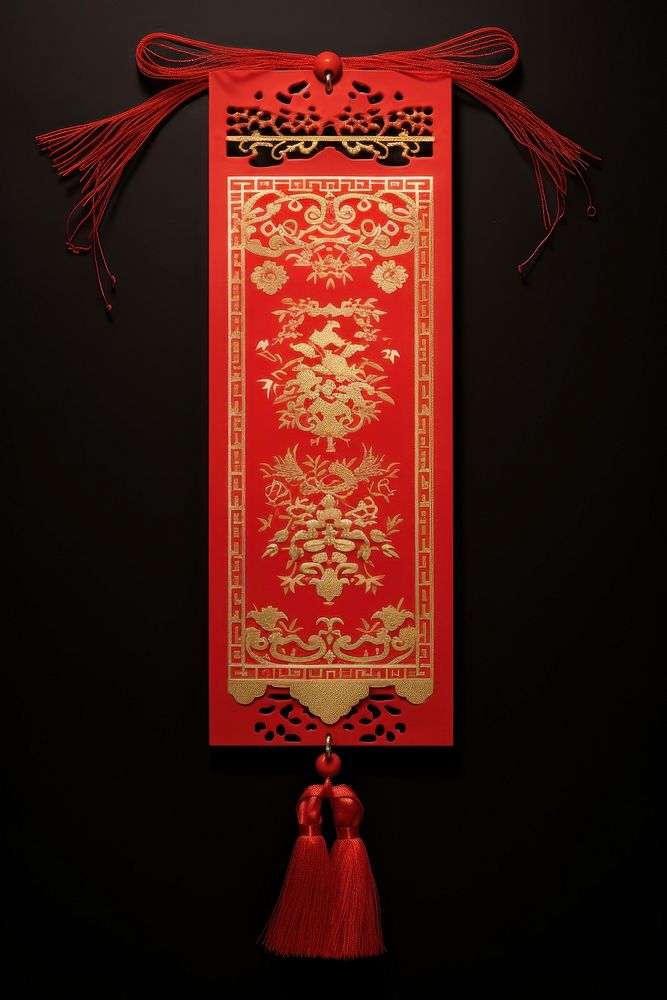 Door couplets decoration tradition chinese new year.
