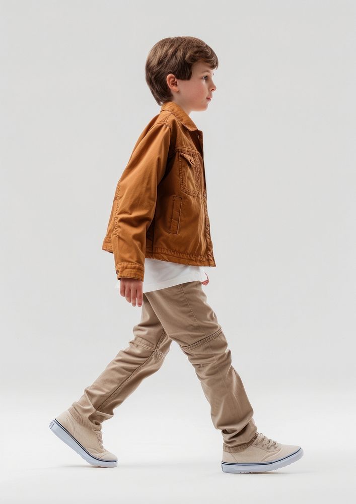 Boy footwear walking jacket.