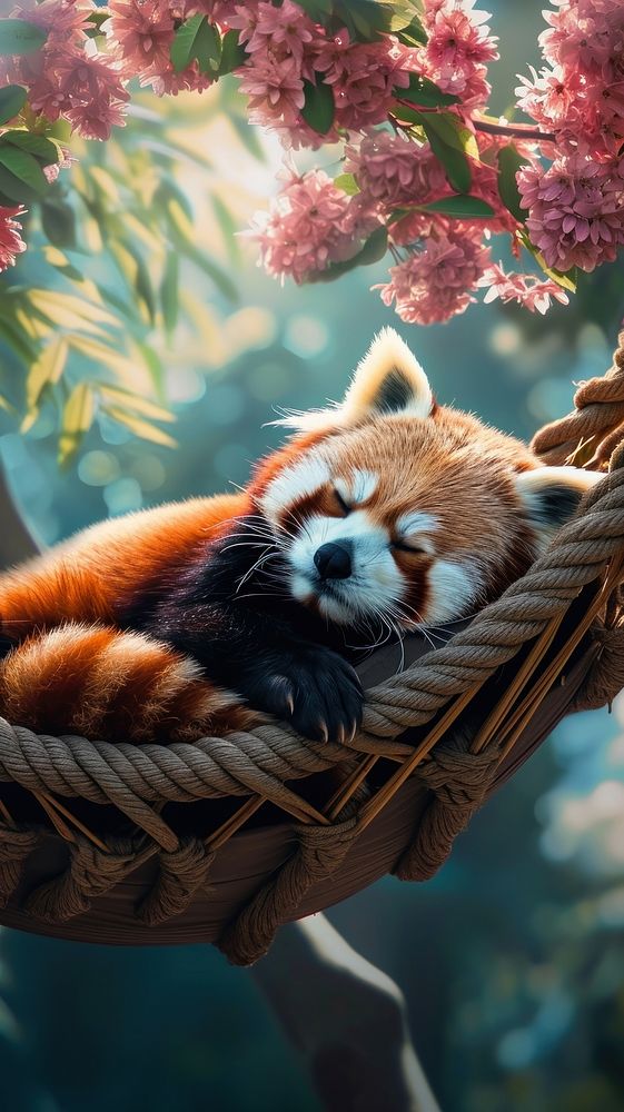 Red panda wildlife outdoors animal.