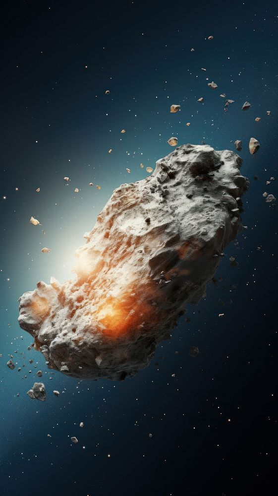  Meteorite Wallpapers astronomy outdoors nature. AI generated Image by rawpixel.